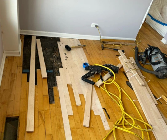Professional floor repair