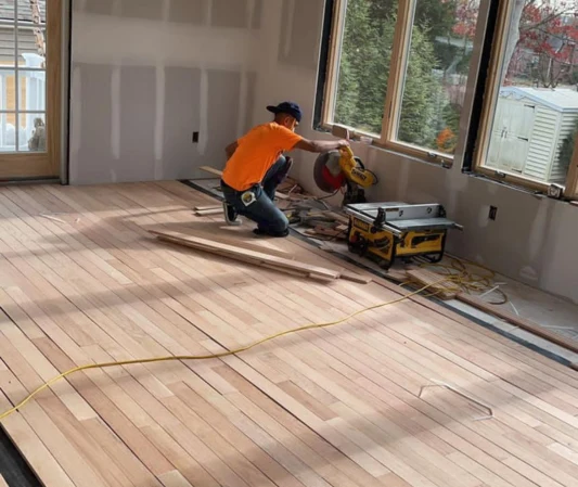 hardwood floors install