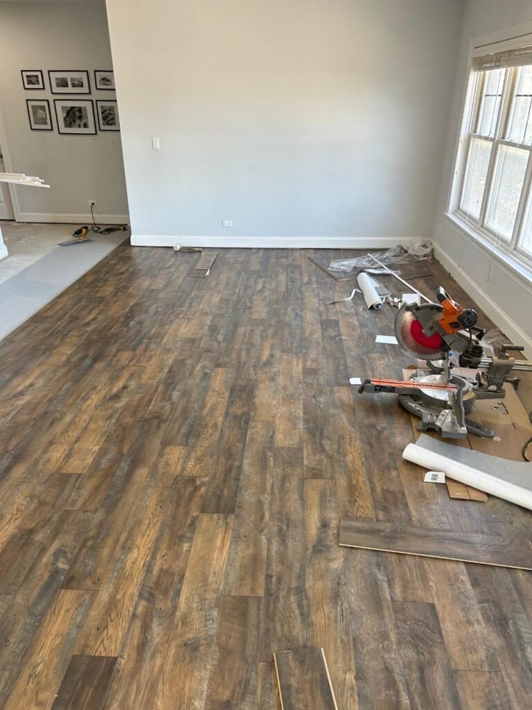 Expert vinyl flooring installation in Rockford, IL for homes & offices