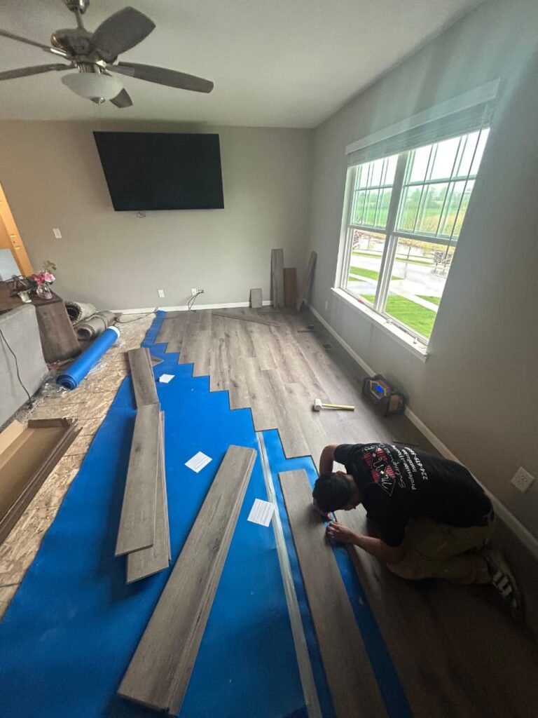 Expert vinyl flooring installation in Rockford, IL for homes & offices